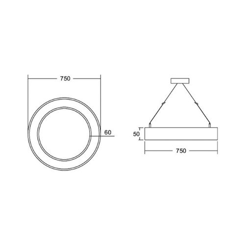 4251433965961 - BRUMBERG Biro Circle Ring5 direkt Ø 75 cm on off weiß 840