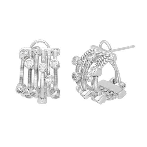 9008005226211 - Paar Creolen VIVANCE Zirkonia Ohrringe Gr Silber 925 (Sterlingsilber) silberfarben (silber 925) Damen Creolen 9008005226211 - Paar Creolen VIVANCE Zirkonia Ohrringe Gr Silber 925 (Sterlingsilber) silberfarben (silber 925) Damen Creolen