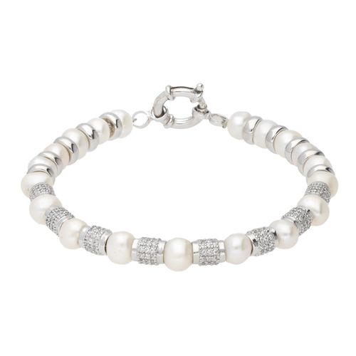 9008005273659 - Armband VIVANCE Perlenarmband Armbänder Gr Silber 925 (Sterlingsilber) silberfarben (silber 925) Damen Armbänder Silber 9008005273659 - Armband VIVANCE Perlenarmband Armbänder Gr Silber 925 (Sterlingsilber) silberfarben (silber 925) Damen Armbänder Silber