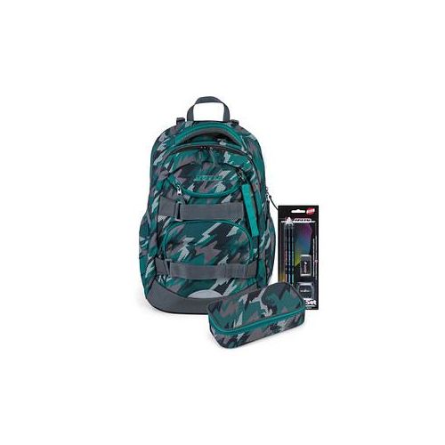 9014400345136 - Schulrucksack Next Gen Kunstfaser grünschwarz 9014400345136 JOLLY