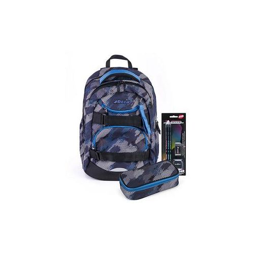 9014400345112 - Schulrucksack Next Gen Kunstfaser grauschwarz 9014400345112 JOLLY