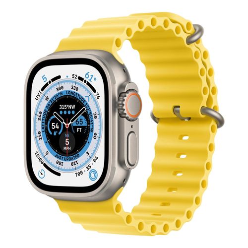 0194253143895 - REFURBISHED – APPLE Watch Ultra 49mm Titangehäuse Ocean Armband Gelb MNHG3FD A Uhr Titan A2684