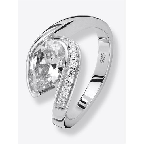 4007810161873 - Fingerring LADY Fingerringe Gr 16 Silber 925 (Sterlingsilber) silberfarben (silber 925) Damen Fingerringe