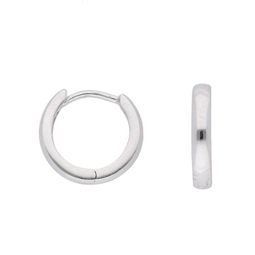 4065633617410 - Paar Ohrhänger ADELIA´S 1 333 Weißgold Ohrringe   Creolen Ø 12 mm Gr Damen Weißgold 333 silberfarben (silber) Damen Ohrhänger 333 Gold Goldschmuck für