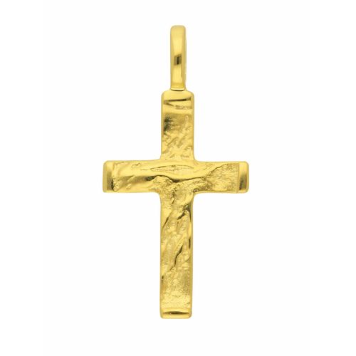 4059468466664 - Ketten-Anhänger ADELIA´S 333 Gold Kreuz Anhänger Schmuckanhänger Gr Damen Gelbgold 333 goldfarben (gold) Damen Anhänger Goldschmuck für & Herren