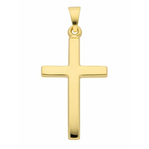 4059468454838 - Ketten-Anhänger ADELIA´S 333 Gold Kreuz Anhänger Schmuckanhänger Gr Damen Gelbgold 333 goldfarben (gold) Damen Anhänger Goldschmuck für & Herren