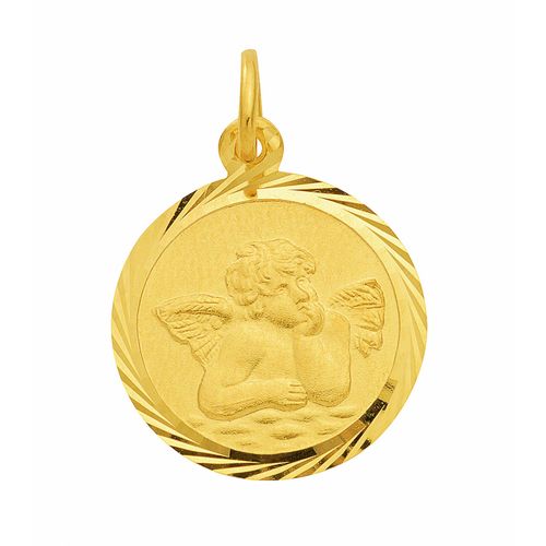 4065633206256 - Ketten-Anhänger ADELIA´S Damen Goldschmuck 585 Gold Anhänger Amor Ø 10 mm Schmuckanhänger Gr Gelbgold 585 goldfarben (gold) Damen Anhänger 585 Gold Goldschmuck für
