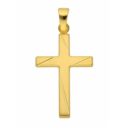 4059468466282 - Ketten-Anhänger ADELIA´S 333 Gold Kreuz Anhänger Schmuckanhänger Gr Damen Gelbgold 333 goldfarben (gold) Damen Anhänger Goldschmuck für & Herren