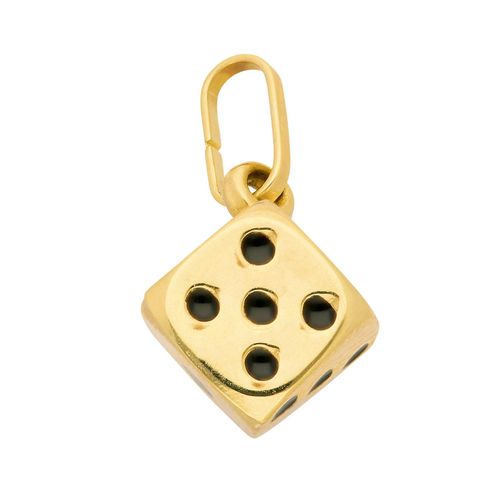 4059468451691 - Ketten-Anhänger ADELIA´S 585 Gold Anhänger Würfel Schmuckanhänger Gr Kinder Gelbgold 585 goldfarben (gold) Damen Anhänger Goldschmuck für