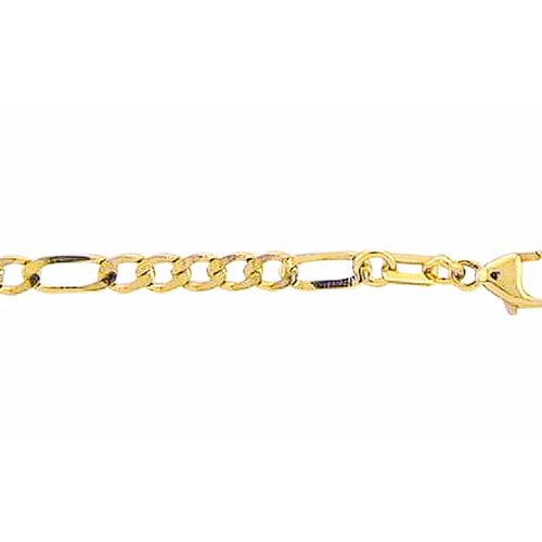 4059468452827 - Goldarmband ADELIA´S 333 Gold Figaro Armband 19 cm Ø 33 mm Armbänder Gr 19 Gelbgold 333 goldfarben (gold) Damen Armbänder Gold Goldschmuck für