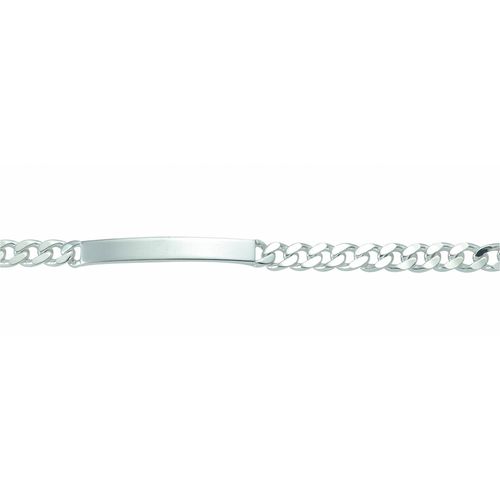 4065633604397 - Silberarmband ADELIA´S 925 Silber Flach Panzer Armband 19 cm Armbänder Gr 19 Silber 925 (Sterlingsilber) silberfarben (silber) Damen Armbänder Silber 925 Sterling Silberschmuck für