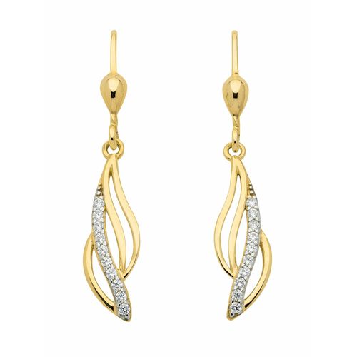 4065633622872 - Paar Ohrhänger ADELIA´S 1 333 Gold Ohrringe mit Zirkonia Gr Damen Gelbgold 333 goldfarben (gold) Damen Ohrhänger 333 Gold mit Zirkonia Goldschmuck für 4065633622872 - Paar Ohrhänger ADELIA´S 1 333 Gold Ohrringe mit Zirkonia Gr Damen Gelbgold 333 goldfarben (gold) Damen Ohrhänger 333 Gold mit Zirkonia Goldschmuck für
