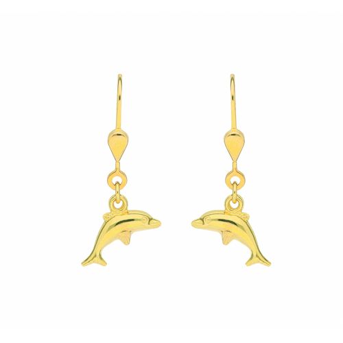 4065633245088 - Paar Ohrhänger ADELIA´S Damen Goldschmuck 1 333 Gold Ohrringe   Delphin Gr Damen Gelbgold 333 goldfarben (gold) Damen Ohrhänger 333 Gold Goldschmuck für