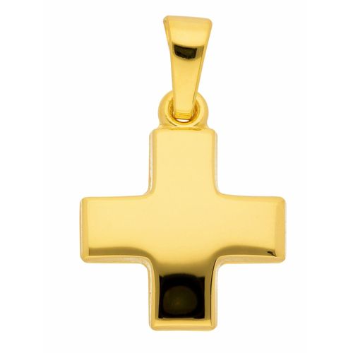 4059468458355 - Ketten-Anhänger ADELIA´S 585 Gold Kreuz Anhänger Schmuckanhänger Gr Damen Gelbgold 585 goldfarben (gold) Damen Anhänger Goldschmuck für & Herren