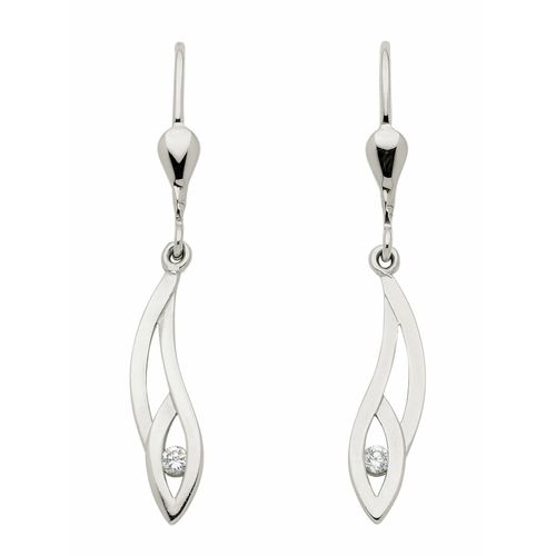4059468488796 - Paar Ohrhänger ADELIA´S 333 Weißgold Ohrringe mit Zirkonia Gr Damen Weißgold 333 silberfarben (silber) Damen Ohrhänger mit Zirkonia Goldschmuck für 4059468488796 - Paar Ohrhänger ADELIA´S 333 Weißgold Ohrringe mit Zirkonia Gr Damen Weißgold 333 silberfarben (silber) Damen Ohrhänger mit Zirkonia Goldschmuck für