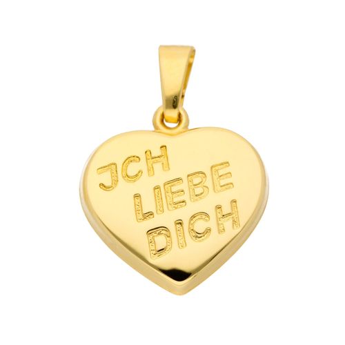 4059468459734 - Ketten-Anhänger ADELIA´S 333 Gold Anhänger Herz Schmuckanhänger Gr Kinder Gelbgold 333 goldfarben (gold) Damen Anhänger Goldschmuck für