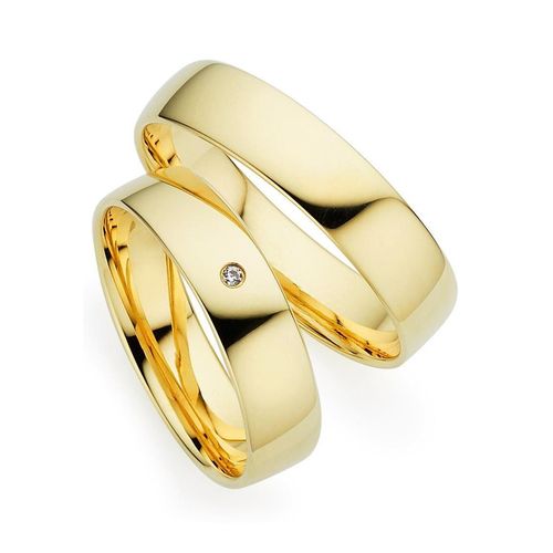 4045228983373 - Trauring PHÖNIX Schmuck Geschenk Gold 333 Ehering LIEBE versch Varianten Fingerringe Gr 49 ohne Brillant Gelbgold 333 50 mm gelb (gelbgoldfarben) Trauringe Goldring mit oder ohne Brillant - Made in Germany