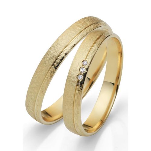 4007972560286 - Trauring FIRETTI Schmuck Geschenk Gold 750 Hochzeit Ehering LIEBE Fingerringe Gr 50 ohne Brillanten Gelbgold 375 35 mm gelb (gelbgoldfarben) Trauringe Made in Germany wahlweise mit oder ohne Brillanten