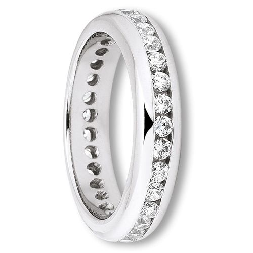 4067551167077 - Silberring Zirkonia Ring aus 925 Silber Fingerringe Gr 50 mit Zirkonia Silber 925 (Sterlingsilber) silberfarben (silber) Damen Fingerringe Silber Schmuck