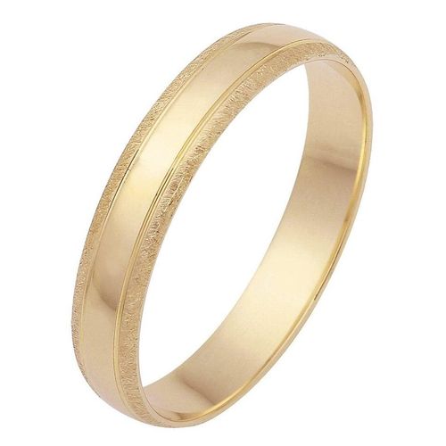 4007972363368 - Trauring FIRETTI Schmuck Geschenk Gold 375 Hochzeit Ehering LIEBE Fingerringe Gr 19 ohne Brillant Gelbgold 375 4 mm gelb (gelbgoldfarben) Made in Germany wahlweise mit oder ohne Brillant