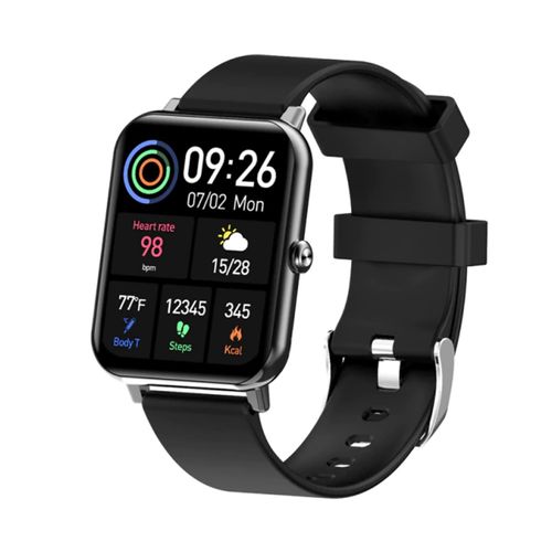 4066708474853 - TPFNet Smart Watch   Fitness Tracker IP67 - Silikon Armband - Android & IOS - Rosa