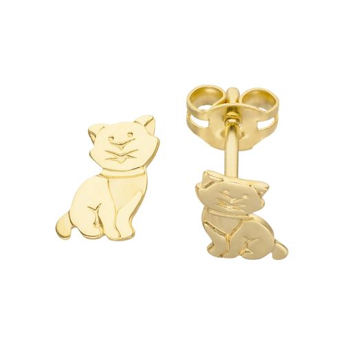 4061861119542 - Paar Ohrstecker JOBO Katze Ohrringe Gr Gelbgold 333 goldfarben (gelbgold 333) Damen Ohrstecker 333 Gold 4061861119542 - Paar Ohrstecker JOBO Katze Ohrringe Gr Gelbgold 333 goldfarben (gelbgold 333) Damen Ohrstecker 333 Gold