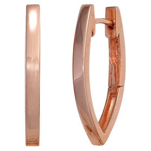 4061861064385 - Paar Creolen JOBO Ohrringe Gr Silber 925 (Sterlingsilber) rosegold (roségoldfarben) Damen Creolen oval 925 Silber roségold vergoldet 4061861064385 - Paar Creolen JOBO Ohrringe Gr Silber 925 (Sterlingsilber) rosegold (roségoldfarben) Damen Creolen oval 925 Silber roségold vergoldet