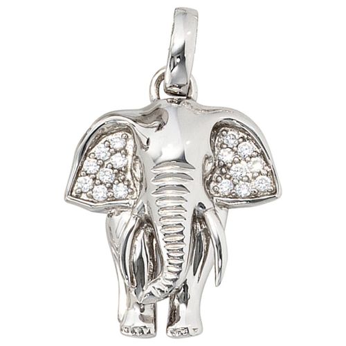 4061861063463 - Ketten-Anhänger JOBO Anhänger Elefant Schmuckanhänger Gr Silber 925 (Sterlingsilber) silberfarben (silber 925) Damen Anhänger 925 Silber mit Zirkonia 4061861063463 - Ketten-Anhänger JOBO Anhänger Elefant Schmuckanhänger Gr Silber 925 (Sterlingsilber) silberfarben (silber 925) Damen Anhänger 925 Silber mit Zirkonia