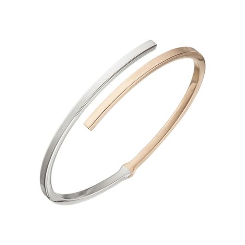 4061861064484 - Armreif JOBO Armbänder Gr Silber 925 (Sterlingsilber) silberfarben (silber 925) Damen Armreifen oval 925 Silber bicolor roségold vergoldet 4061861064484 - Armreif JOBO Armbänder Gr Silber 925 (Sterlingsilber) silberfarben (silber 925) Damen Armreifen oval 925 Silber bicolor roségold vergoldet