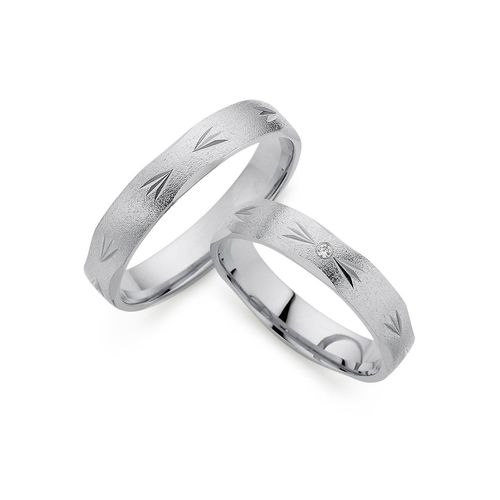 4068351007617 - Trauring PHÖNIX Schmuck Geschenk Silber 925 Ehering LIEBE 930788 930789 Fingerringe Gr 49 ohne Brillant Silber 925 (Sterlingsilber) 4 mm silberfarben Trauringe Made in Germany - wahlweise mit oder ohne Brillant