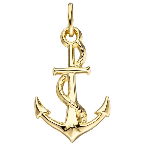 4061861056694 - Anker-Anhänger JOBO Anhänger Anker Schmuckanhänger Gr Gelbgold 333 goldfarben (gelbgold 333) Damen Anhänger 333 Gold 4061861056694 - Anker-Anhänger JOBO Anhänger Anker Schmuckanhänger Gr Gelbgold 333 goldfarben (gelbgold 333) Damen Anhänger 333 Gold
