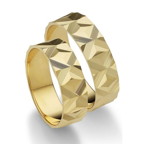 4007972650048 - Trauring FIRETTI Schmuck Geschenk Gold 375 Hochzeit Ehering LIEBE Fingerringe Gr 50 Gelbgold 585 35 mm gelb (gelbgoldfarben) Trauringe Made in Germany