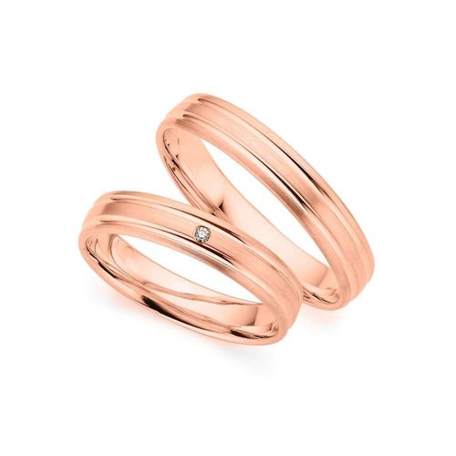 4045228985476 - Trauring PHÖNIX Schmuck Geschenk Gold 333 Ehering LIEBE versch Varianten Fingerringe Gr 49 ohne Brillant Roségold 333 40 mm rosegold (roségoldfarben) Trauringe Goldring mit oder ohne Brillant - Made in Germany