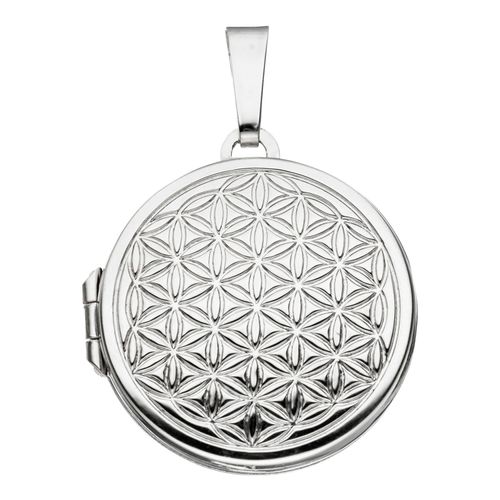 4061861064736 - Medallion-Anhänger JOBO Anhänger Medaillon Lebensblume rund Schmuckanhänger Gr Silber 925 (Sterlingsilber) silberfarben (silber 925) Damen Anhänger 925 Silber 4061861064736 - Medallion-Anhänger JOBO Anhänger Medaillon Lebensblume rund Schmuckanhänger Gr Silber 925 (Sterlingsilber) silberfarben (silber 925) Damen Anhänger 925 Silber