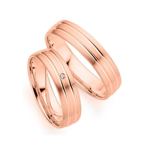 4045228985537 - Trauring PHÖNIX Schmuck Geschenk Gold 333 Ehering LIEBE versch Varianten Fingerringe Gr 49 ohne Brillant Roségold 333 50 mm rosegold (roségoldfarben) Trauringe Goldring mit oder ohne Brillant - Made in Germany