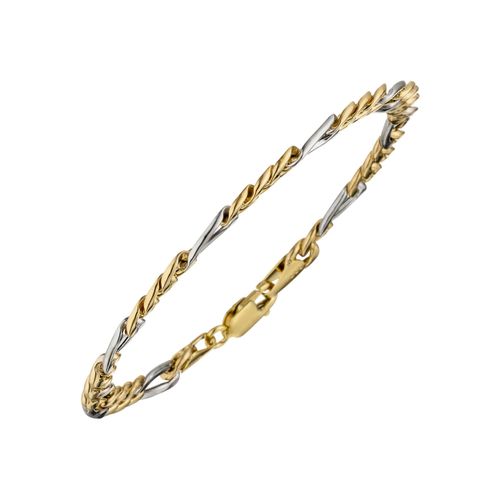 4061861046466 - Goldarmband JOBO Armbänder Gr Gelbgold 333-Weißgold 333 goldfarben (gelbgold 333) Damen Armbänder Gold Figaroarmband 333 bicolor 19 cm 4061861046466 - Goldarmband JOBO Armbänder Gr Gelbgold 333-Weißgold 333 goldfarben (gelbgold 333) Damen Armbänder Gold Figaroarmband 333 bicolor 19 cm