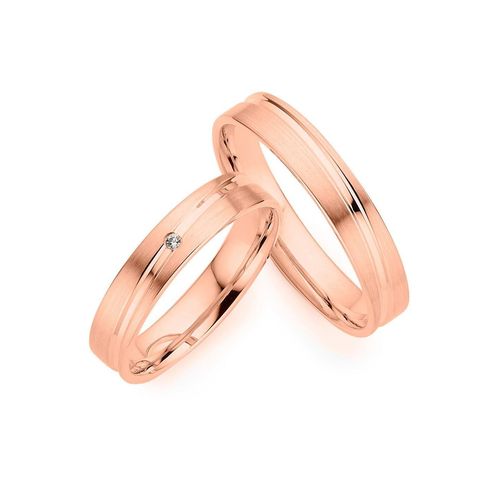 4045228984073 - Trauring PHÖNIX Schmuck Geschenk Gold 333 Ehering LIEBE versch Varianten Fingerringe Gr 49 ohne Brillant Roségold 333 40 mm rosegold (roségoldfarben) Trauringe Goldring mit oder ohne Brillant - Made in Germany