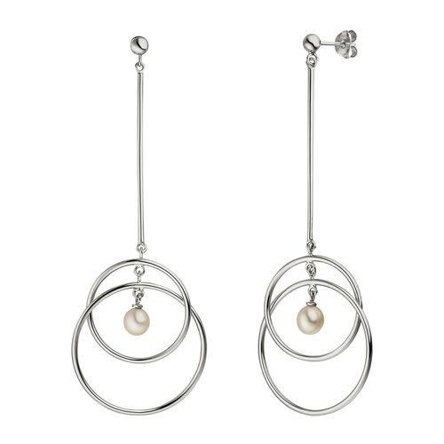 4061861131339 - Perlenohrringe JOBO Ohrringe Gr Silber 925 (Sterlingsilber)-Perlen silberfarben (silber 925) Damen Perlenohrringe 925 Silber mit 2 Süßwasser-Zuchtperlen 4061861131339 - Perlenohrringe JOBO Ohrringe Gr Silber 925 (Sterlingsilber)-Perlen silberfarben (silber 925) Damen Perlenohrringe 925 Silber mit 2 Süßwasser-Zuchtperlen