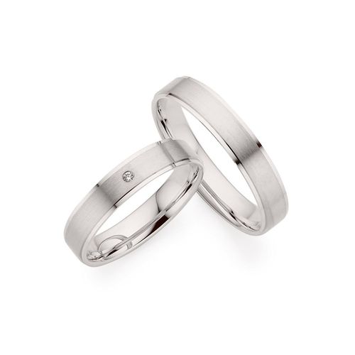 4045228961494 - Trauring PHÖNIX Schmuck Geschenk Gold 333 Ehering LIEBE versch Varianten Fingerringe Gr 49 001 ct SI = kleine Einschlüsse mit Brillant Weißgold 333 40 mm weiß (weißgoldfarben) Trauringe Goldring mit oder ohne Brillant - Made in Germany