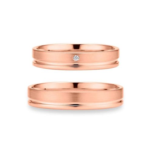 4045228982024 - Trauring PHÖNIX Schmuck Geschenk Gold 333 Ehering LIEBE versch Varianten Fingerringe Gr 49 ohne Brillant Roségold 333 40 mm rosegold (roségoldfarben) Trauringe Goldring mit oder ohne Brillant - Made in Germany