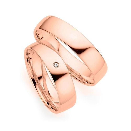 4045228983496 - Trauring PHÖNIX Schmuck Geschenk Gold 333 Ehering LIEBE versch Varianten Fingerringe Gr 49 ohne Brillant Roségold 333 50 mm rosegold (roségoldfarben) Trauringe Made in Germany wahlweise mit oder ohne Brillant