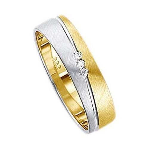 4007972690891 - Trauring FIRETTI Schmuck Geschenk Gold 375 Hochzeit Ehering LIEBE Fingerringe Gr 165 003 ct SI = kleine Einschlüsse mit Brillanten Gelbgold 375 5 mm goldfarben (gelbgoldfarben weißgoldfarben) Trauringe Made in Germany wahlweise mit oder ohne Brillanten