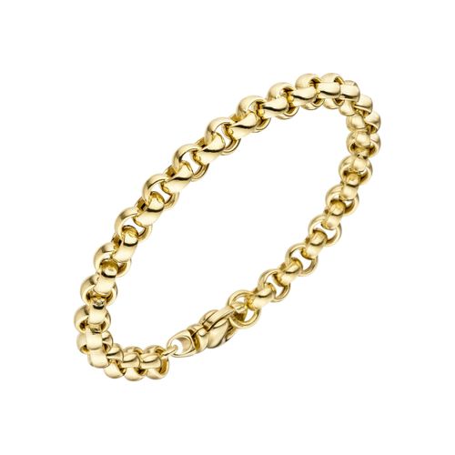 4061861046770 - Goldarmband JOBO Armbänder Gr Gelbgold 585 gelb (gelbgold 585) Damen Armbänder Gold Erbsarmband 585 19 cm