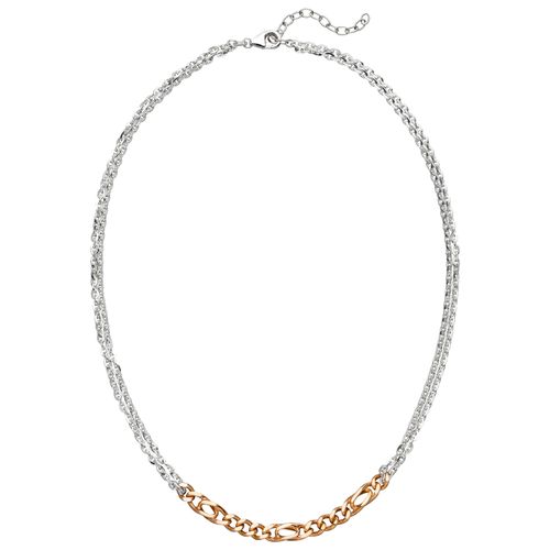 4061861192965 - Kette ohne Anhänger JOBO Halsketten Gr Silber 925 (Sterlingsilber) Länge 47 cm goldfarben Damen Ketten ohne Anhänger 925 Silber bicolor vergoldet 47 cm 4061861192965 - Kette ohne Anhänger JOBO Halsketten Gr Silber 925 (Sterlingsilber) Länge 47 cm goldfarben Damen Ketten ohne Anhänger 925 Silber bicolor vergoldet 47 cm