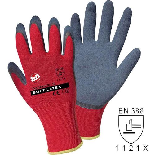 4005781491074 - L+d Griffy - Leipold Doehle Soft Latex 14910-7 Polyester Arbeitshandschuh Größe (Handschuhe) 7 en 3882016 cat