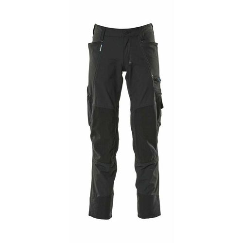 5711074571628 - Bundhose ADVANCED wasserabweisend mit Knietaschen 17179 Gr 50 schwarz - schwarz