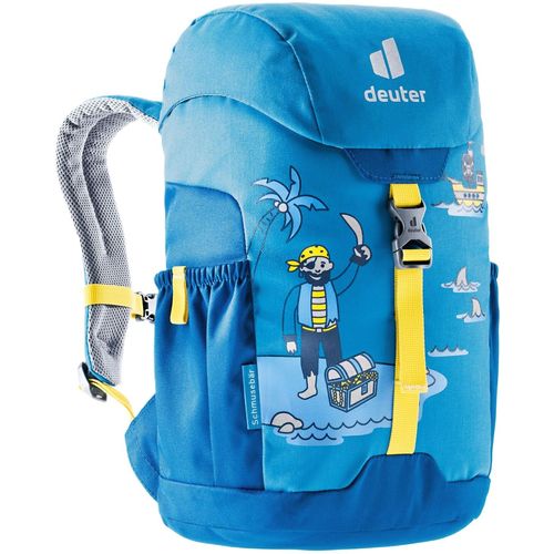 4046051134017 - deuter Rucksack Piraten-Motiv Reflektoren Brustgurt für Kinder blau