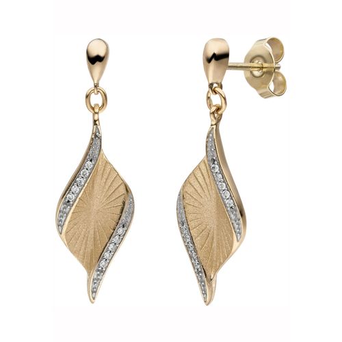 4061861156066 - Paar Ohrhänger JOBO Ohrringe Gr P1 = bei 10-facher Vergrößerung erkennbare Einschlüsse Gelbgold 585-Diamanten gelb (gelbgold 585) Damen Ohrhänger 585 Gold mit 20 Diamanten 4061861156066 - Paar Ohrhänger JOBO Ohrringe Gr P1 = bei 10-facher Vergrößerung erkennbare Einschlüsse Gelbgold 585-Diamanten gelb (gelbgold 585) Damen Ohrhänger 585 Gold mit 20 Diamanten