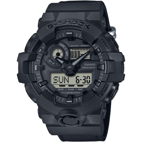 4549526369629 - Chronograph CASIO G-SHOCK Armbanduhren schwarz Herren Quarzuhren Quarzuhr Armbanduhr Herrenuhr digital Weltzeit Stoppfunktion