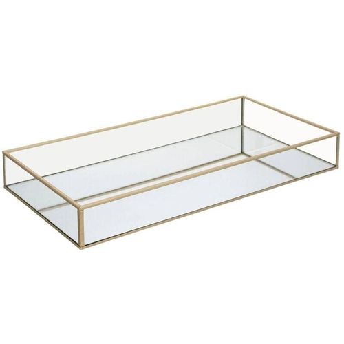 3560231643355 - Atmosphera - Tablett Subli - Metall und Glas - vergoldet - 40x5 cm créateur dintérieur